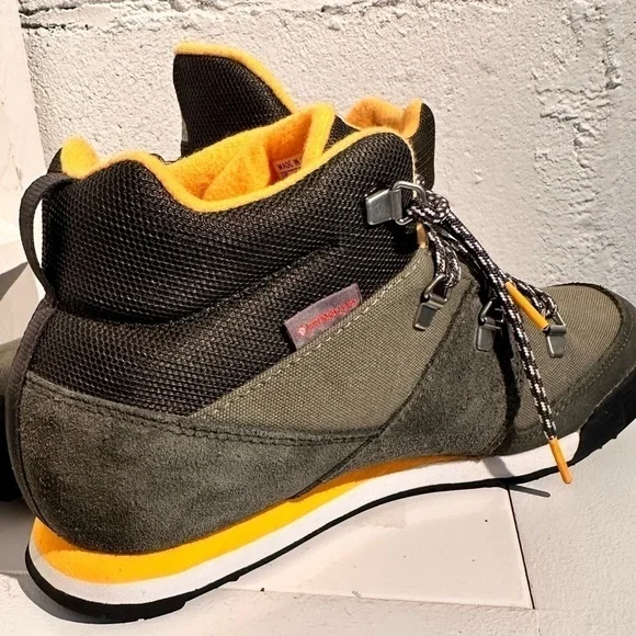 Adidas Snowpitch Green Gold  High Top Sneaker Hiker Grip  Men’s  Big Kid 5.5 - Picture 10 of 13